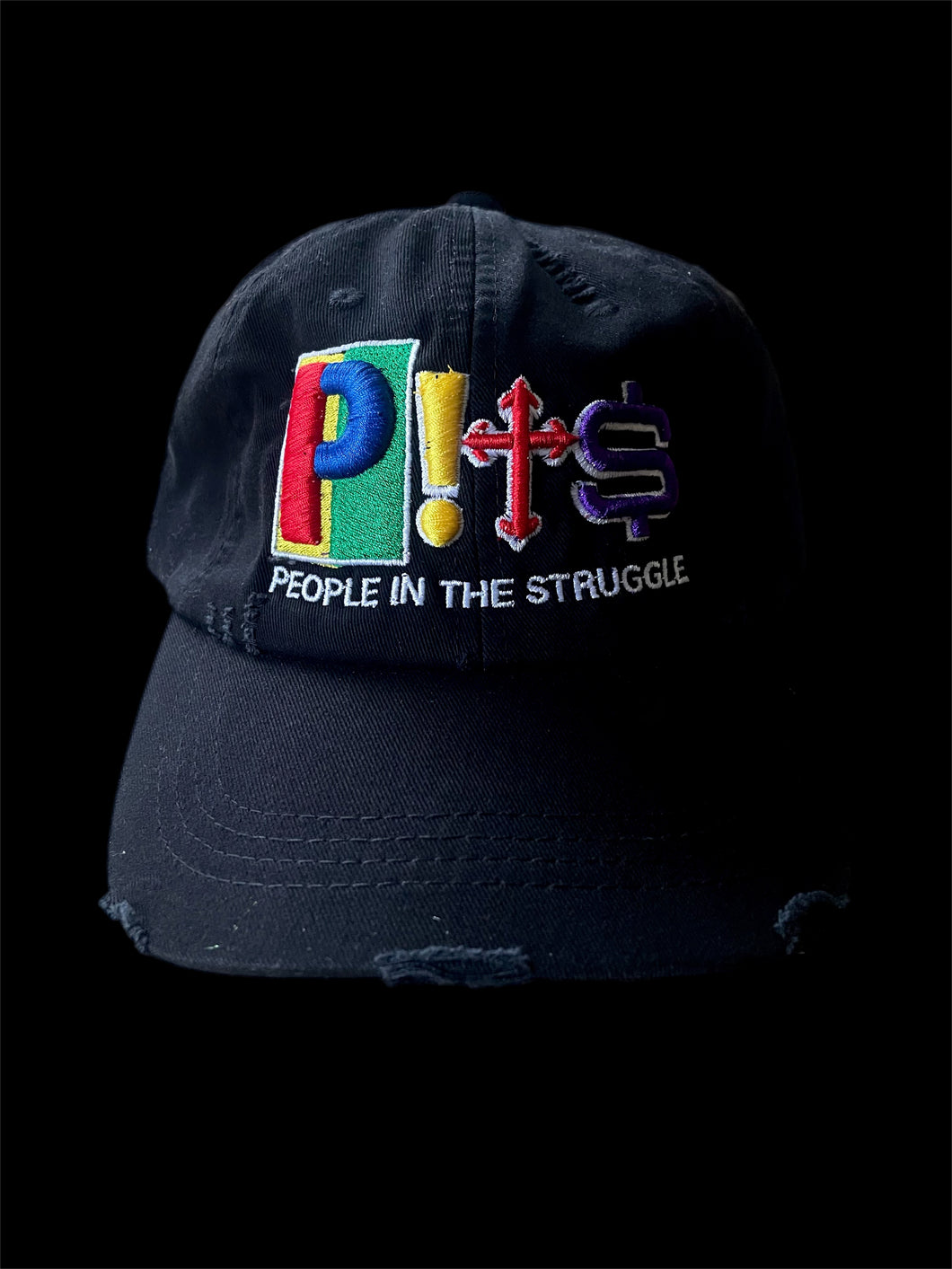 PITS DAD CAP- BLACK