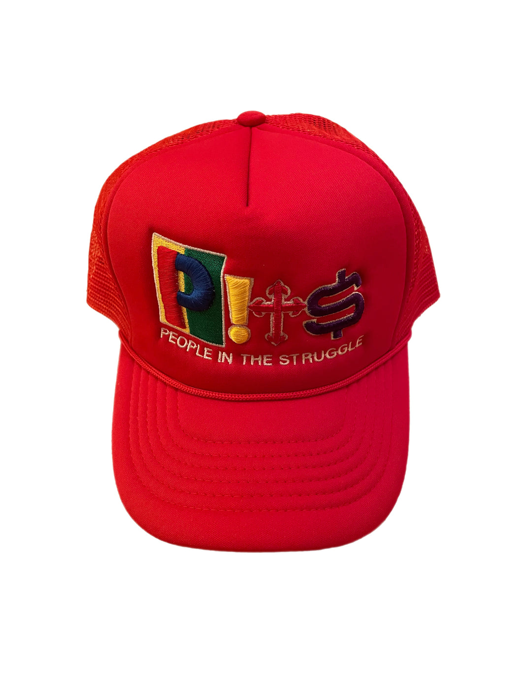 PITS TRUCKER CAP -Red