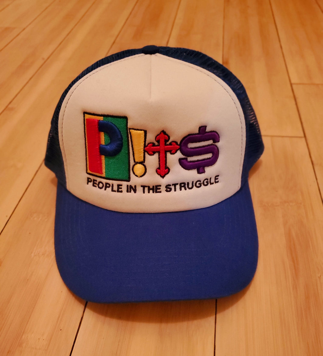 PITS TRUCKER CAP-ROYAL BLUE